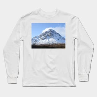 Etive Mor in the snow Long Sleeve T-Shirt